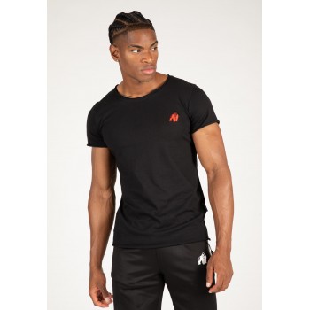 York T-shirt - czarna koszulka sportowy