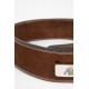 4 Inch Leather Lever Belt - brązowy pas treningowy