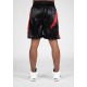 Hornell Boxing Shorts - czarno/czerwone spodenki bokserskie