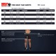 Piru Muay Thai Shorts - czarne spodenki do sportów walki