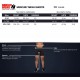 Mercury Mesh Shorts - Czarno/Czerwone krótkie spodenki treningowe