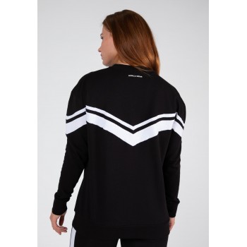 Hailey Oversized Sweatshirt - czarna luźna bluza damska