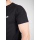 Davis T-shirt - czarna koszulka sportowa męska