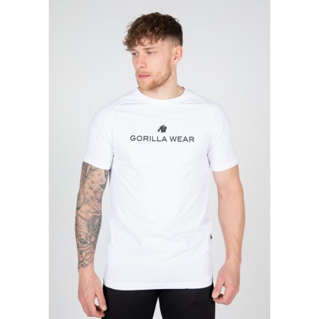 Davis T-shirt - biała koszulka sportowa męska