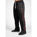 Functional Mesh Pants - czarno/czerwone spodnie na siłownie