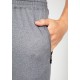 Glendo Pants - jasno szare dopasowane spodnie dresowe