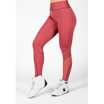 Kaycee Tights - damskie legginsy treningowe czerwone