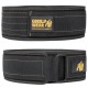 4 Inch Nylon Lifting Belt - czarno/złoty pas treningowy na siłownie