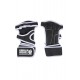 Yuma Weight Lifting Workout Gloves - czarno/białe rękawiczki treningowe