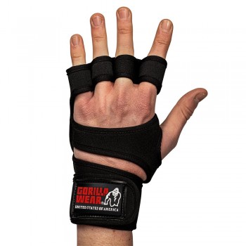 Yuma Weight Lifting Workout Gloves, black