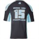 Athlete T-shirt 2.0 Brandon Curry - Czarno/Błękitna Footbolówka