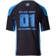 Athlete T-shirt 2.0 William Bonac - Czarno/Niebieska Footbolówka