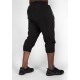 Knoxville Sweatpants - czarne spodnie dresowe 3/4