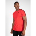 Gorilla Wear USA Chester T-shirt - czerwono/czarna koszulka na trening
