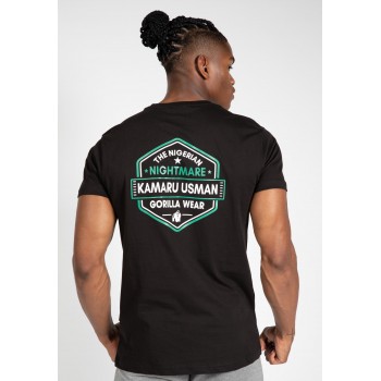 Kamaru Usman T-Shirt - czarna koszulka męska